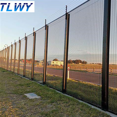 Anping TLWY Line Post 60 * 2mm Bandara Perimeter Anggar Keamanan Tinggi