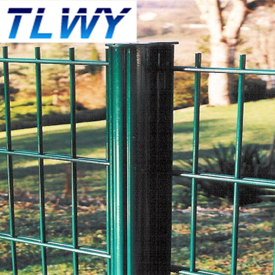 6/5/6mm Double Wire Welded Mesh Fence Powder Dilapisi 50 * 150mm