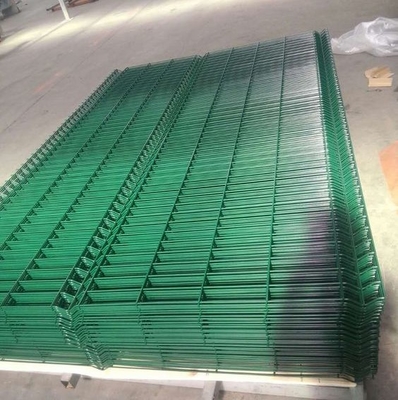 Anping TLWY Pabrik Cina Berkualitas Tinggi 3D Panel Pagar Taman Curvy Welded Wire Mesh Pagar dengan tulisan peach