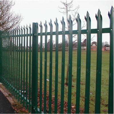 Hot Dipped Galvanized DW Europe Palisade Fence Untuk Taman H 1.5m-2.8m