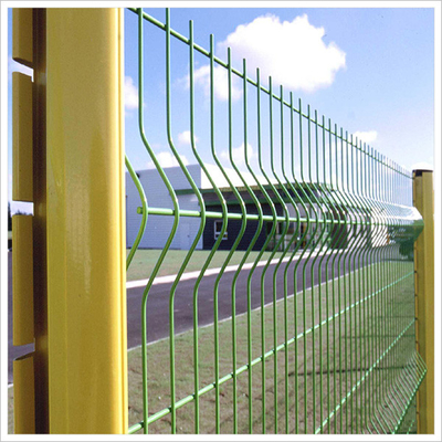 TLSW Highway 3D Wire Mesh Pagar Hot Dipped Galvanized Curvy Welded Fence