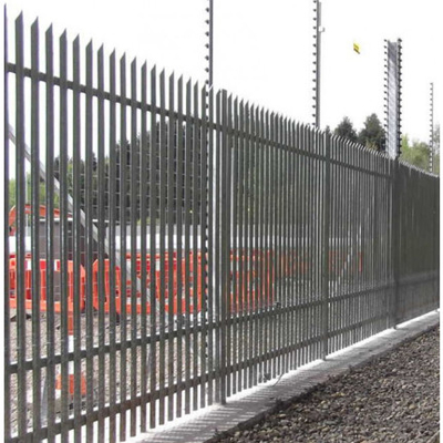 TLWY Hot Dipped Blue Europe Palisade Fence untuk Outdoor