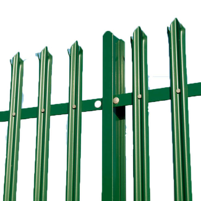 2.0mm 3.0mm Steelway Fence Secure Palisade Pagar Keamanan Logam Galvanis