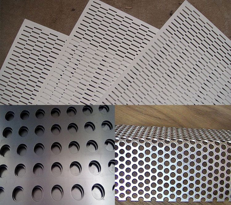 Woven Twill Weave Punching Hole Mesh RDW Aluminium Expanded Metal