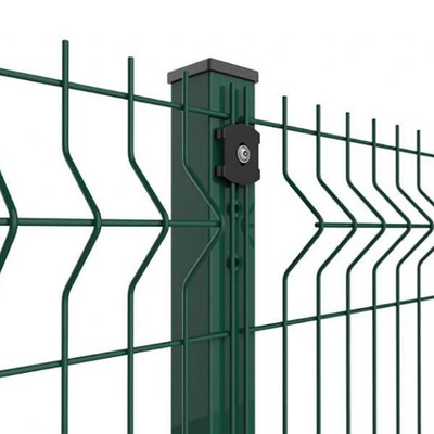 Pagar Wire Mesh Kuning 3D ISO9001 Welded Wire Mesh Garden Fence