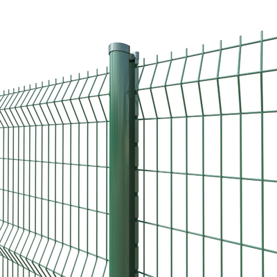 Bending Welded 3d Curved Fence Pvc Coated Steel Panels Untuk Dekorasi Taman