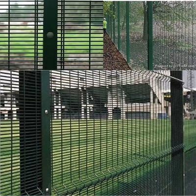 Anti Cutting Welded 358 Security Fence Prison Mesh Fencing 60x60mm dapat disesuaikan