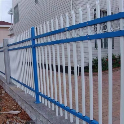 Courtyard PVC Coated Galvanized Zine Steel Pagar Dekoratif ODM OEM