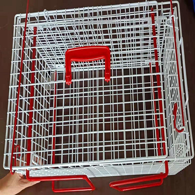 Kandang Kawat Hewan Peliharaan Berukuran Kecil Dan Sedang Untuk Ketahanan Karat Anjing Dan Kucing