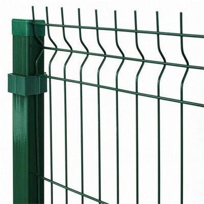 Taman Hias Desa 2D Curvy 3d Welded Wire Fence Corrosion Protection