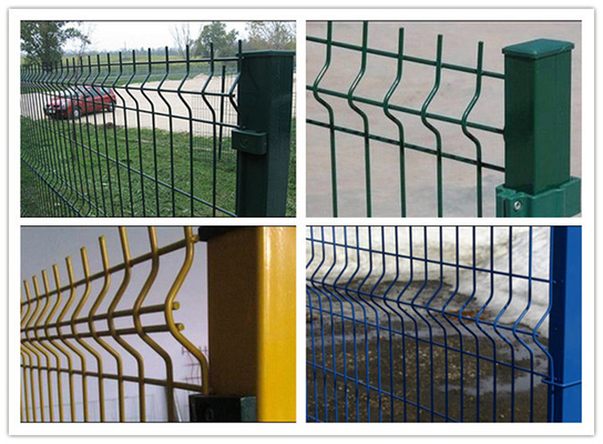 4.0mm Diameter Curvy Welded 3D Wire Mesh Fence Untuk Dekorasi Luar Ruangan