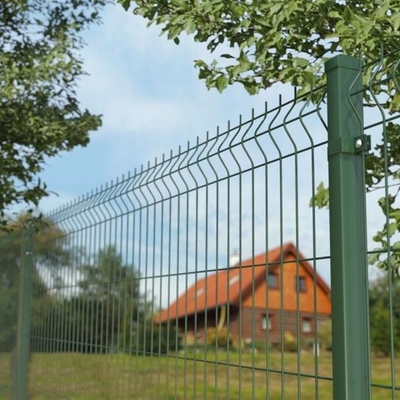 Baja Galvanis 3D Curved Security Welded Fence Panels 50x200mm 50x150mm
