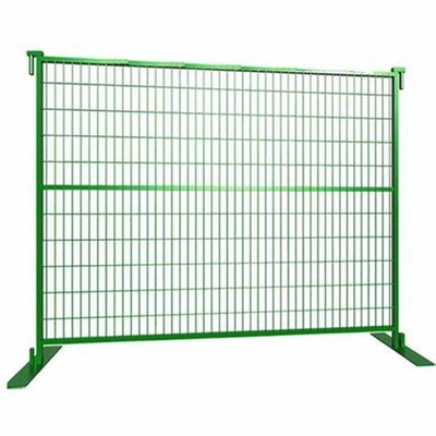 Orange Red Wire Movable Fence Panel Pagar Sementara 24kg 2400mm * 2100mm