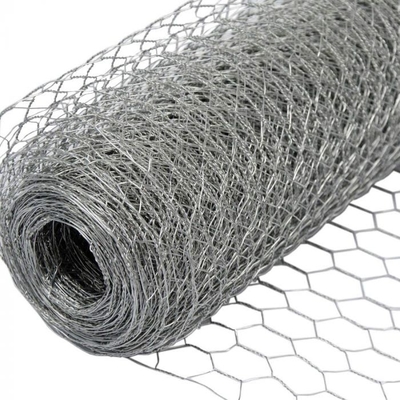 Panjang 10-200m Hexagonal Wire Mesh PVC Coated Chicken Fence